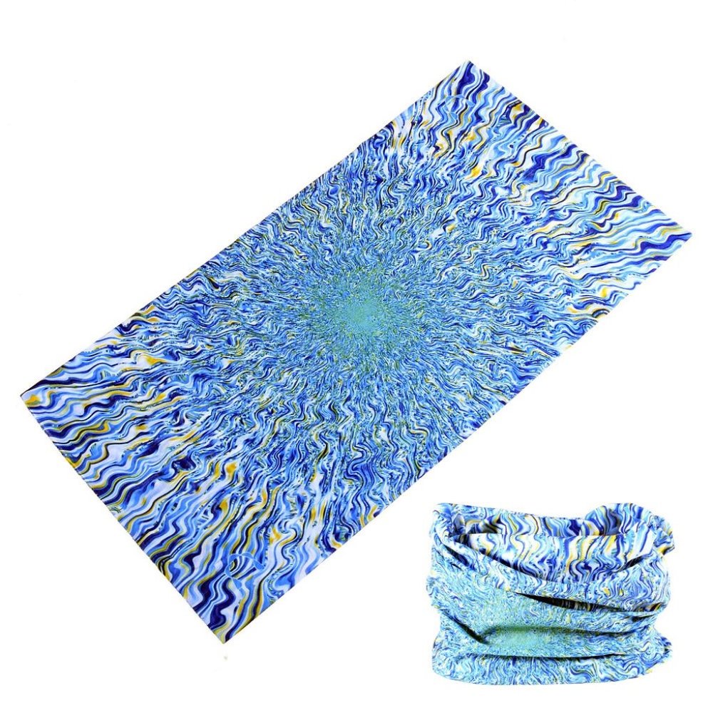 Multi-function Headwear/ Face Mask - Light Blue